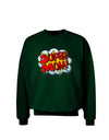 Super Mom - Superhero Comic Style Adult Dark Sweatshirt-Sweatshirts-TooLoud-Deep-Forest-Green-Small-Davson Sales