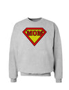 Super Mom Sweatshirt-Sweatshirts-TooLoud-AshGray-Small-Davson Sales