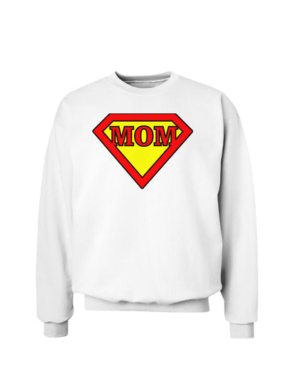 Super Mom Sweatshirt-Sweatshirts-TooLoud-White-Small-Davson Sales