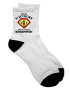 Supercharge Your Style with Electrician Adult Short Socks - TooLoud-Socks-TooLoud-White-Ladies-4-6-Davson Sales