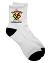 Superior Quality Plumber Adult Short Socks - TooLoud-Socks-TooLoud-White-Ladies-4-6-Davson Sales
