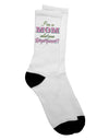 Superpower Pink Adult Crew Socks for Moms - Exclusively by TooLoud-Socks-TooLoud-White-Ladies-4-6-Davson Sales