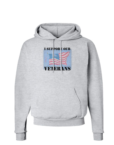 Support Our Veterans Hoodie Sweatshirt-Hoodie-TooLoud-AshGray-Small-Davson Sales