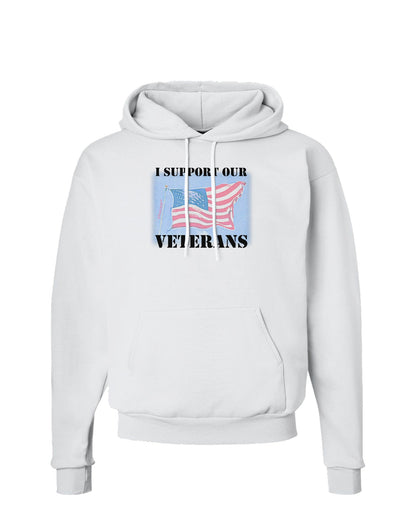 Support Our Veterans Hoodie Sweatshirt-Hoodie-TooLoud-White-Small-Davson Sales