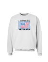 Support Our Veterans Sweatshirt-Sweatshirts-TooLoud-White-Small-Davson Sales