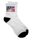 Surreal Adult Short Socks in Blue Mesa Reservoir - Enhance Your Style with Elegance and Comfort - TooLoud-Socks-TooLoud-White-Ladies-4-6-Davson Sales