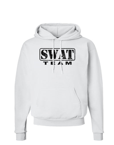 SWAT Team Logo - Distressed Hoodie Sweatshirt-Hoodie-TooLoud-White-Small-Davson Sales