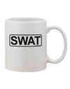 SWAT Team Logo - Exquisitely Crafted 11 oz Coffee Mug by TooLoud-11 OZ Coffee Mug-TooLoud-White-Davson Sales