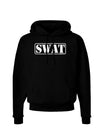 SWAT Team Logo - Text #2 Dark Hoodie Sweatshirt by TooLoud-Hoodie-TooLoud-Black-Small-Davson Sales