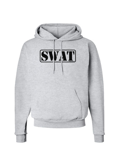 SWAT Team Logo - Text #2 Hoodie Sweatshirt by TooLoud-Hoodie-TooLoud-AshGray-Small-Davson Sales