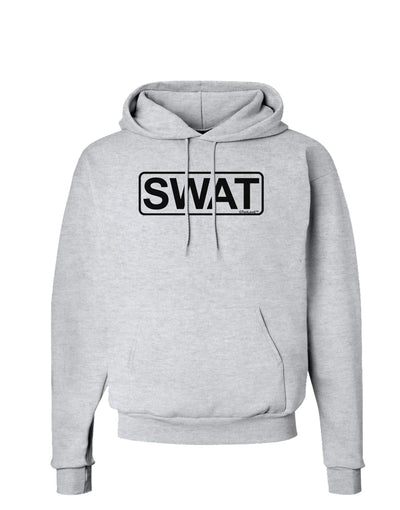 SWAT Team Logo - Text Hoodie Sweatshirt by TooLoud-Hoodie-TooLoud-AshGray-Small-Davson Sales