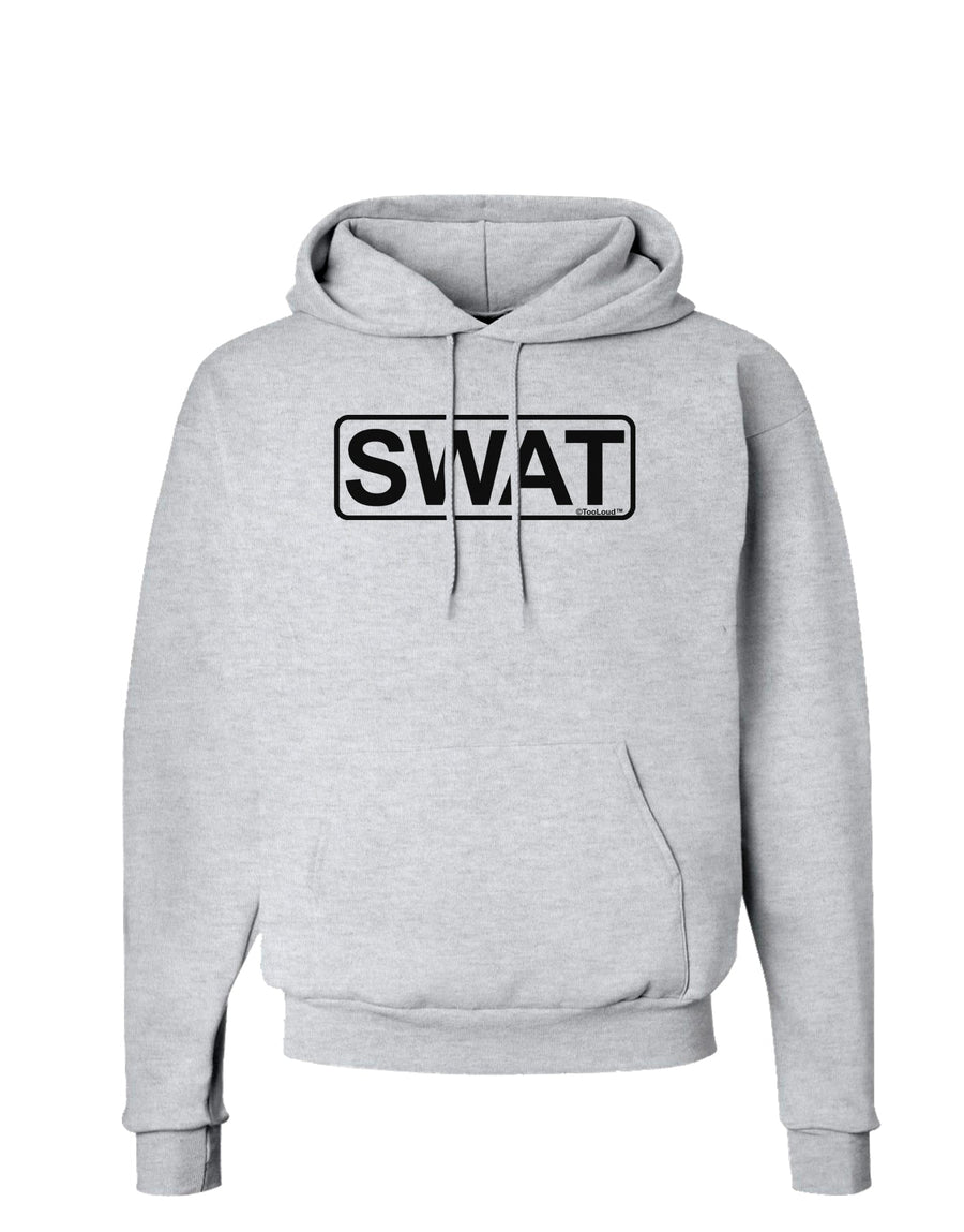 SWAT Team Logo - Text Hoodie Sweatshirt by TooLoud-Hoodie-TooLoud-White-Small-Davson Sales