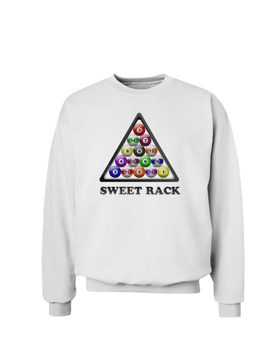 Sweet Rack - Pool Sweatshirt-Sweatshirts-TooLoud-White-Small-Davson Sales