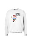 Swim With the Fishes- Petey the Pirate Sweatshirt-Sweatshirts-TooLoud-White-Small-Davson Sales