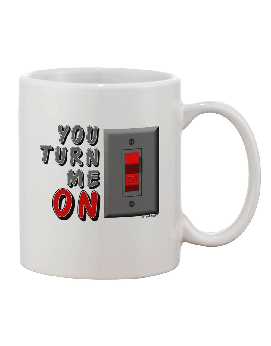 Switch On Your Morning with this Printed 11 oz Coffee Mug - TooLoud-11 OZ Coffee Mug-TooLoud-White-Davson Sales