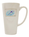 Swordfish Watercolor 16 Ounce Conical Latte Coffee Mug - Expertly Crafted Drinkware-Conical Latte Mug-TooLoud-White-Davson Sales