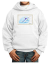 Swordfish Watercolor Youth Hoodie Pullover Sweatshirt-Youth Hoodie-TooLoud-White-XS-Davson Sales