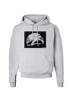 T-Rex and Triceratops Silhouettes Design Hoodie Sweatshirt by TooLoud-Hoodie-TooLoud-AshGray-Small-Davson Sales