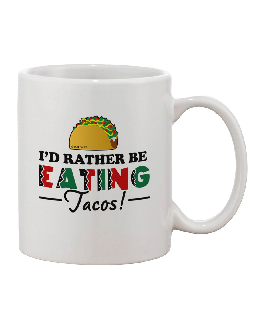 Taco Lover's Delight - 11 oz Coffee Mug TooLoud-11 OZ Coffee Mug-TooLoud-White-Davson Sales