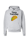 Taco Tuesday Design Hoodie Sweatshirt by TooLoud-Hoodie-TooLoud-AshGray-Small-Davson Sales