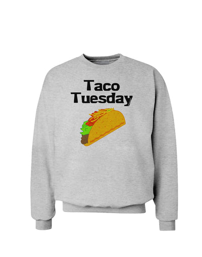 Taco Tuesday Design Sweatshirt by TooLoud-Sweatshirts-TooLoud-AshGray-Small-Davson Sales