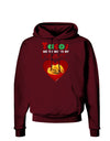 Tacos Are the Way To My Heart Dark Hoodie Sweatshirt-Hoodie-TooLoud-Maroon-Small-Davson Sales