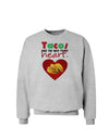 Tacos Are the Way To My Heart Sweatshirt-Sweatshirts-TooLoud-AshGray-Small-Davson Sales