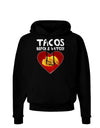 Tacos before Vatos Dark Hoodie Sweatshirt-Hoodie-TooLoud-Black-Small-Davson Sales