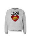 Tacos before Vatos Sweatshirt-Sweatshirt-TooLoud-AshGray-Small-Davson Sales