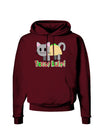 Tacos Rule Taco Cat Design Dark Hoodie Sweatshirt by TooLoud-Hoodie-TooLoud-Maroon-Small-Davson Sales