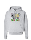 Tacos Rule Taco Cat Design Hoodie Sweatshirt by TooLoud-Hoodie-TooLoud-AshGray-Small-Davson Sales