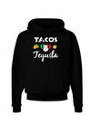 Tacos & Tequila Dark Hoodie Sweatshirt-Hoodie-TooLoud-Black-Small-Davson Sales