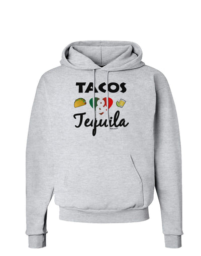 Tacos & Tequila Hoodie Sweatshirt-Hoodie-TooLoud-AshGray-Small-Davson Sales