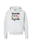 Tacos & Tequila Hoodie Sweatshirt-Hoodie-TooLoud-White-Small-Davson Sales