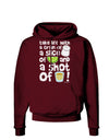 Take Life with a Grain of Salt and a Shot of Tequila Dark Hoodie Sweatshirt by TooLoud-Hoodie-TooLoud-Maroon-Small-Davson Sales