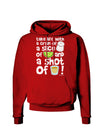 Take Life with a Grain of Salt and a Shot of Tequila Dark Hoodie Sweatshirt by TooLoud-Hoodie-TooLoud-Red-Small-Davson Sales