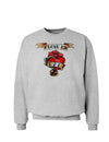 Tattoo Heart I Love My Dad Sweatshirt-Sweatshirts-TooLoud-AshGray-Small-Davson Sales