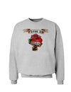 Tattoo Heart I Love My Grandpa Sweatshirt-Sweatshirts-TooLoud-AshGray-Small-Davson Sales