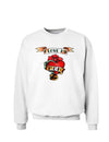 Tattoo Heart I Love My Mom Sweatshirt-Sweatshirts-TooLoud-White-Small-Davson Sales