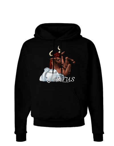 Taurus Color Illustration Dark Hoodie Sweatshirt-Hoodie-TooLoud-Black-Small-Davson Sales