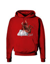 Taurus Color Illustration Dark Hoodie Sweatshirt-Hoodie-TooLoud-Red-Small-Davson Sales