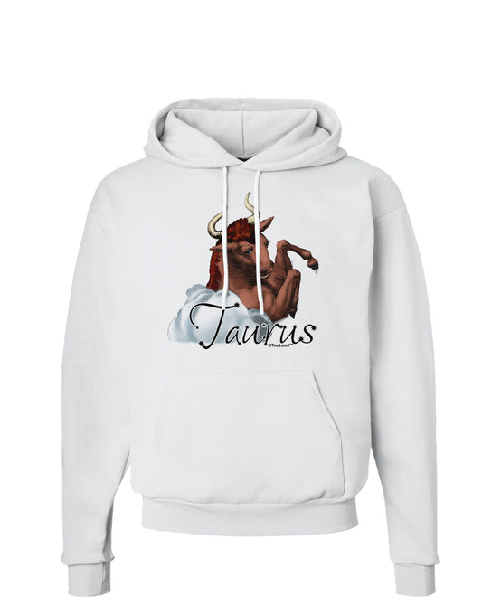 Taurus Color Illustration Hoodie Sweatshirt-Hoodie-TooLoud-White-Small-Davson Sales