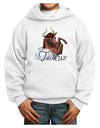 Taurus Color Illustration Youth Hoodie Pullover Sweatshirt-Youth Hoodie-TooLoud-White-XS-Davson Sales