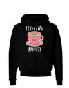 TEA-RRIFIC  Mom Dark Dark Hoodie Sweatshirt Black 3XL Tooloud