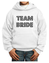 Team Bride Youth Hoodie Pullover Sweatshirt-Youth Hoodie-TooLoud-White-XS-Davson Sales