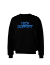 Tech Support Logo Adult Dark Sweatshirt-Sweatshirts-TooLoud-Black-Small-Davson Sales