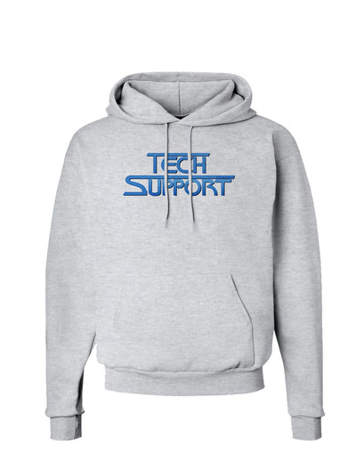 Tech Support Logo Hoodie Sweatshirt-Hoodie-TooLoud-AshGray-Small-Davson Sales