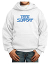 Tech Support Logo Youth Hoodie Pullover Sweatshirt-Youth Hoodie-TooLoud-White-XS-Davson Sales