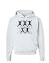 Ten Lords A Leaping Text Hoodie Sweatshirt-Hoodie-TooLoud-White-Small-Davson Sales