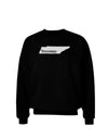 Tennessee - United States Shape Adult Dark Sweatshirt by TooLoud-Sweatshirts-TooLoud-Black-Small-Davson Sales